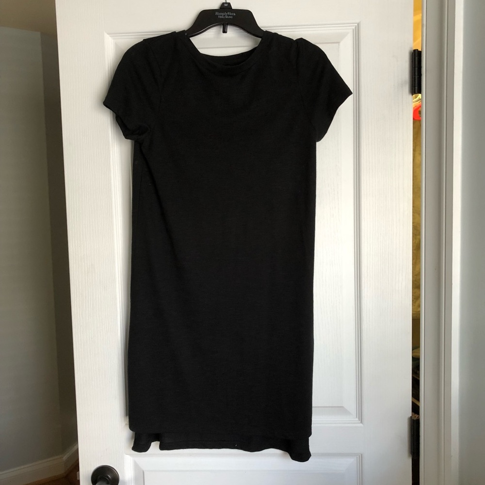 black t shirt dress